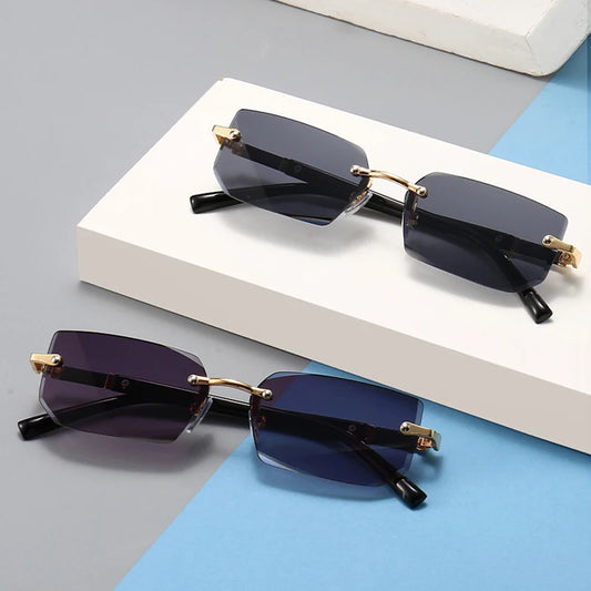 Fashion Rimless Sunglasses UrbanShade